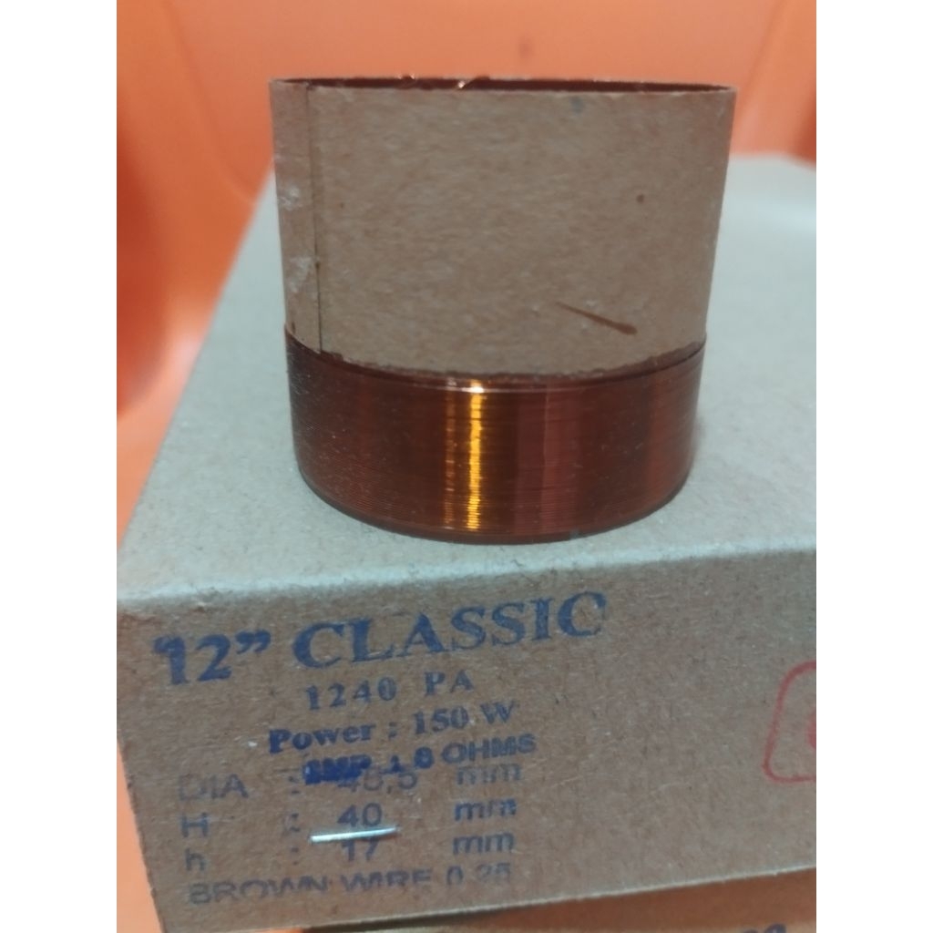 Spul spol spool speaker 12inch 12 inch ACR Classic 1240 PA capton voice 45.5mm