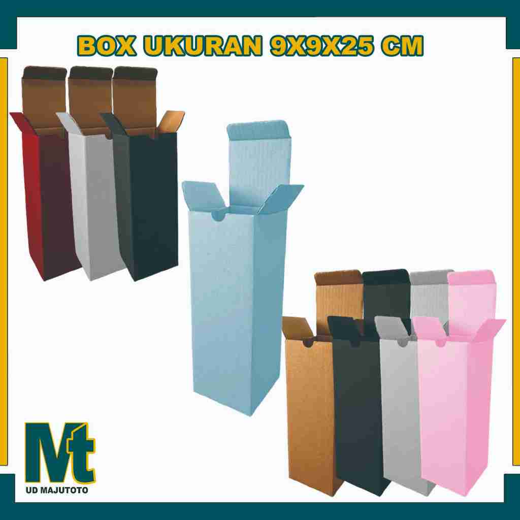 Box 9x9x25 cm / Box Sliplock / Box Tumbler / Kardus Polos
