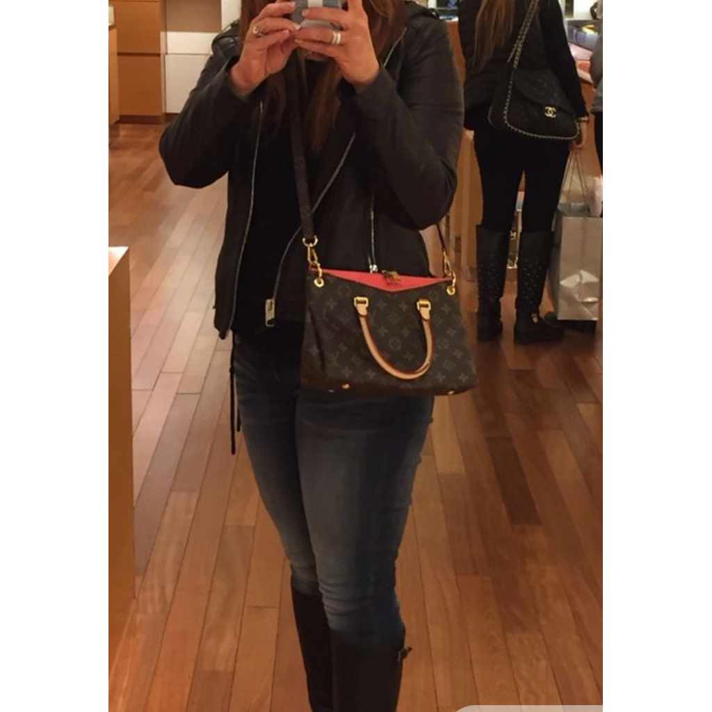 tas jinjing dan sling bag pallass coklat kecil kulit