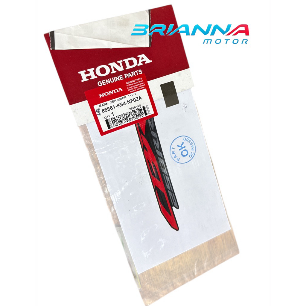MARK CBR250RR TYPE 1 86861 K64 NF0ZA