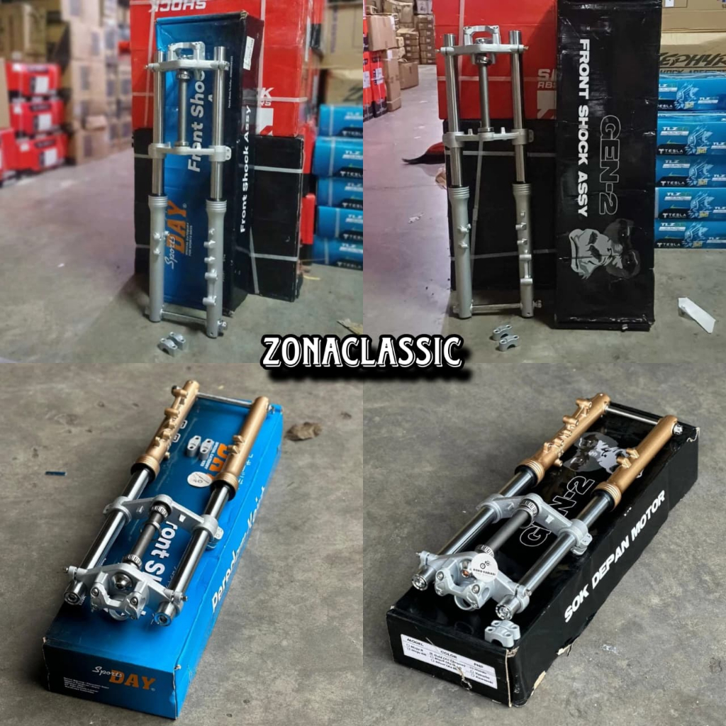 SHOCK SKOK DEPAN NINJA PNP YAMAHA RX KING VIXION SCORPIO HONDA CB GL MP TIGER DAY/KINGKONG