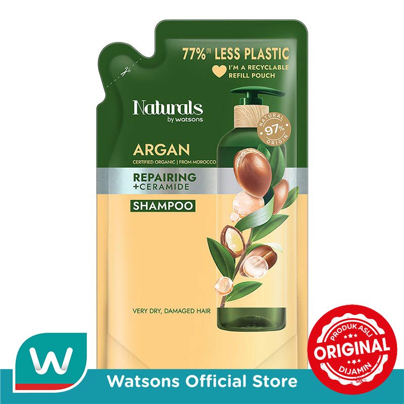 Naturals by Watsons Argan Repairing Shampoo Refill 450ml