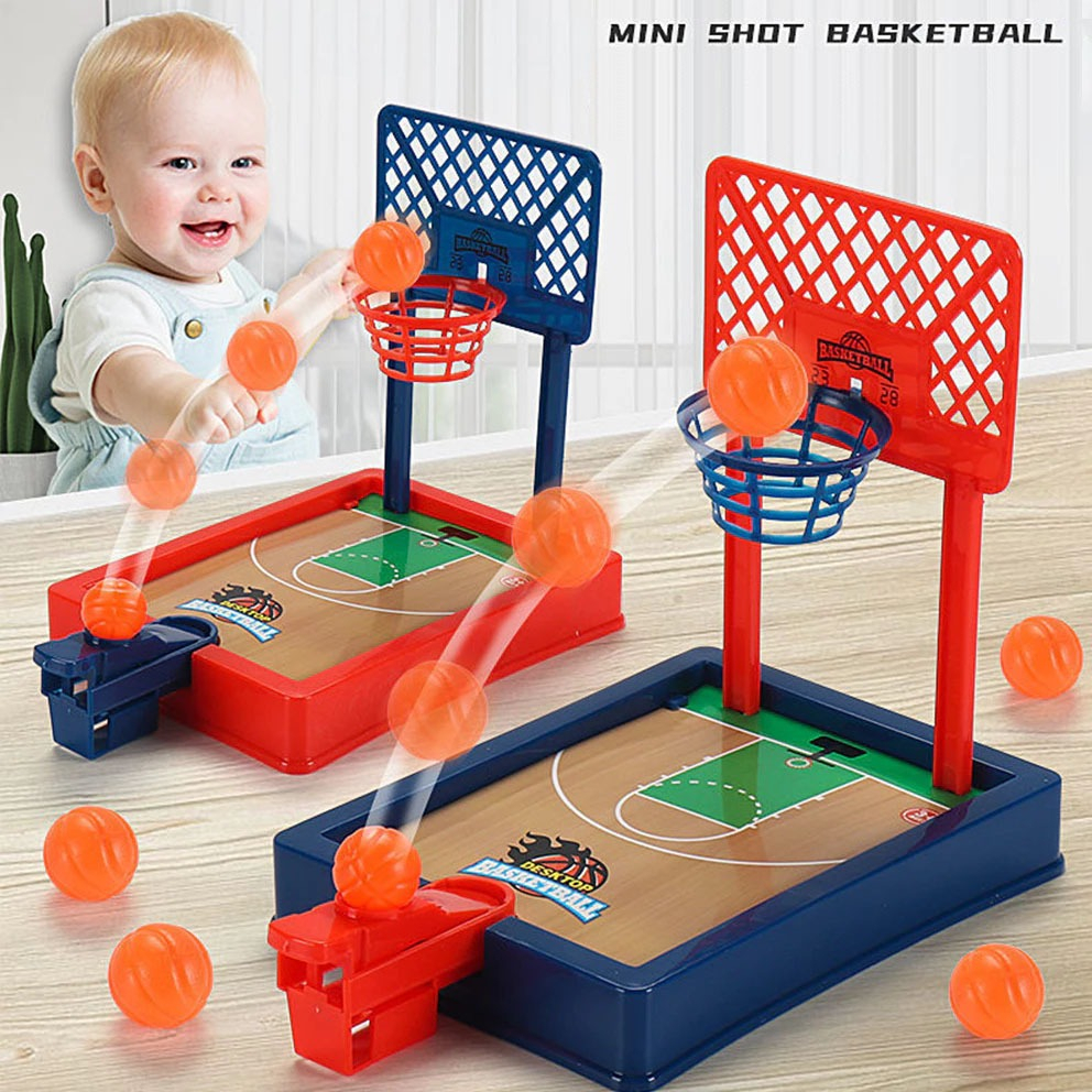 MAINAN ANAK BASKET BALL MINI PENCET MANUAL - BOARD GAME BASKETBALL - SNI/Mainan Anak Basket Ball Min