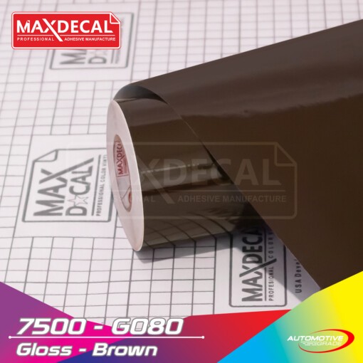 [METERAN] STICKER SKOTLET MAXDECAL 7500-G080 GLOSSY BROWN 45 CM