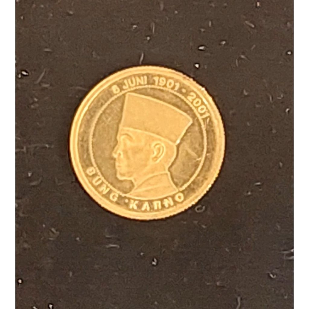 koin emas Bung karno asli