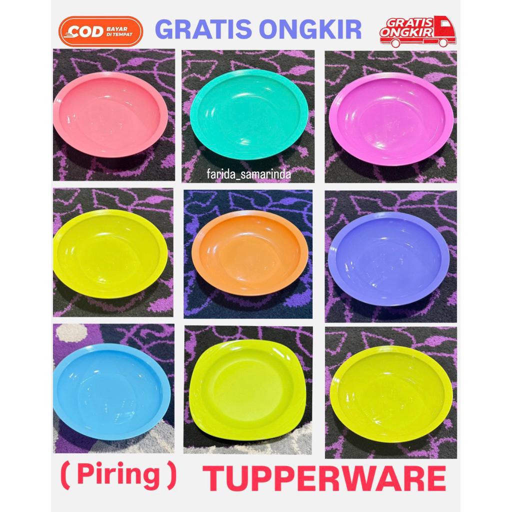 Plate / Piring Tupperware Original