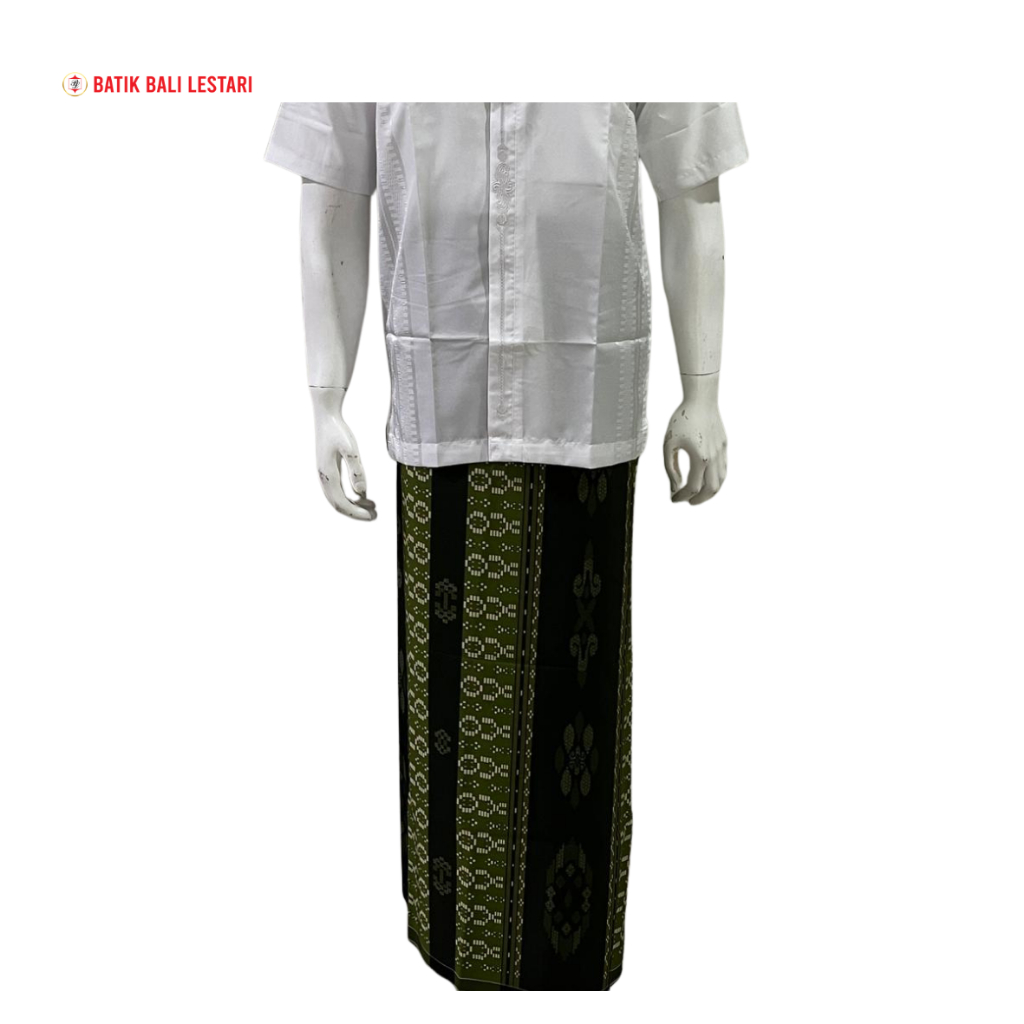 Batik Bali Lestari Sarung Samarinda Harum Cendana Motif Hijau