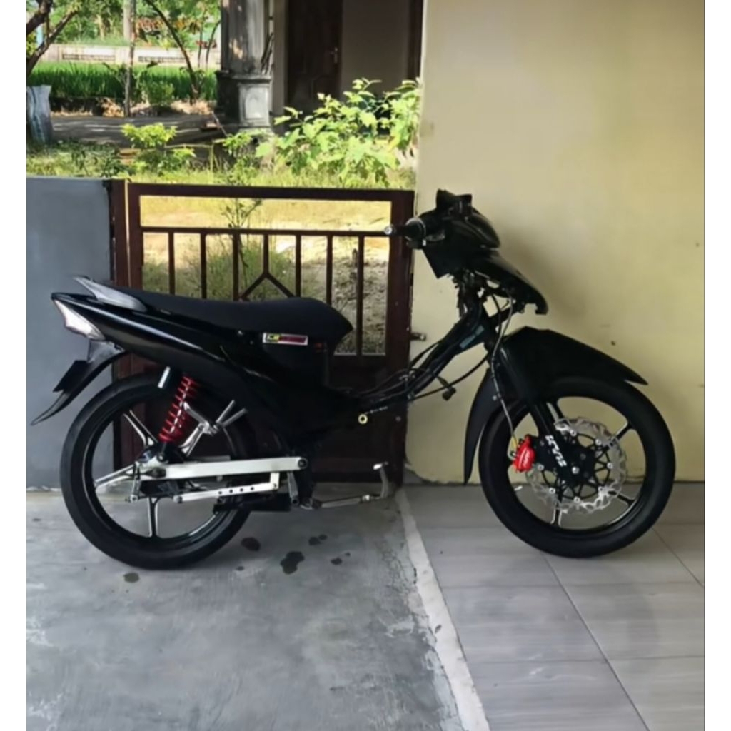 Jok Supra X 125 Batman road race seset paha _ jok supra x 125 batman