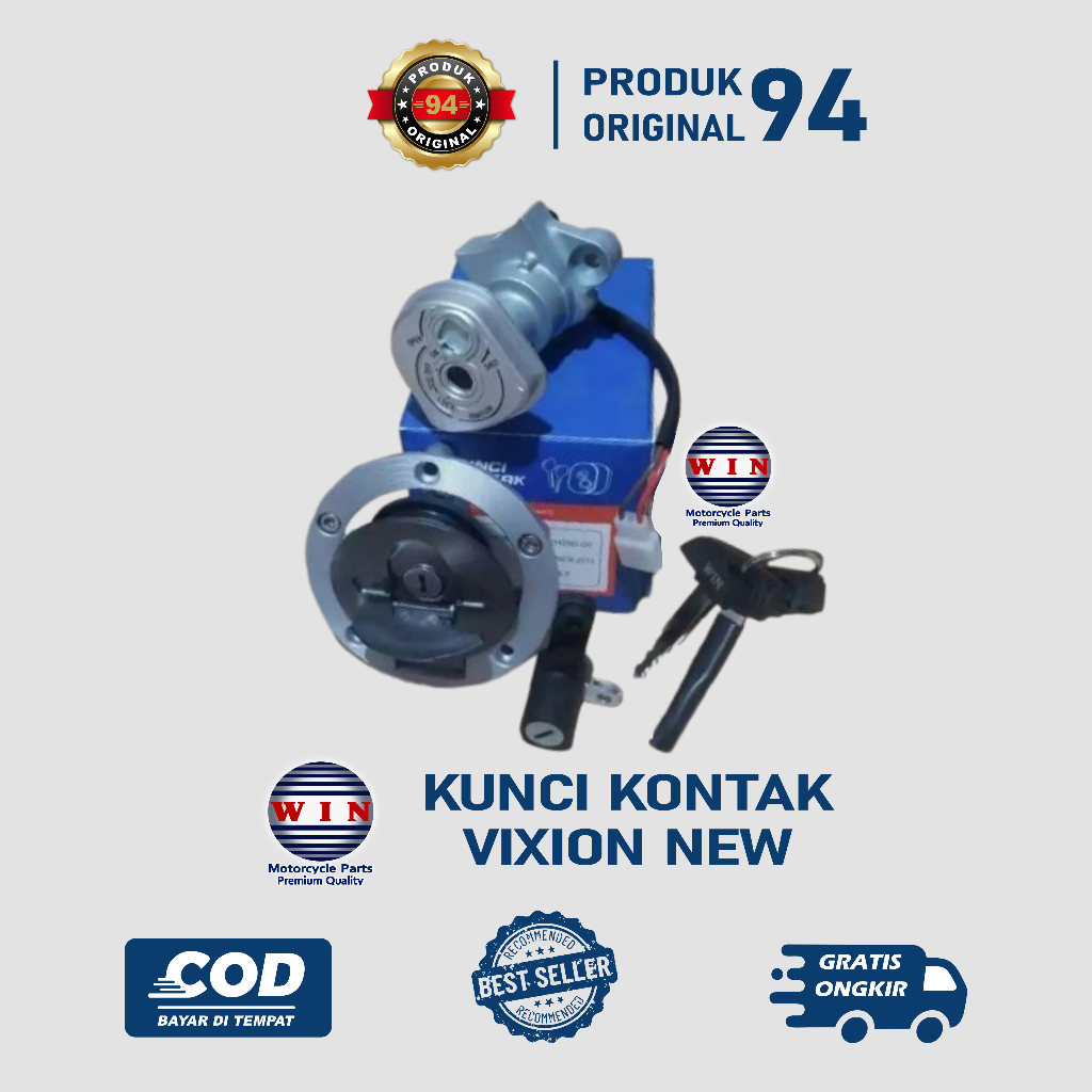 WIN Kunci Kontak Assy Yamaha Vixion New Original WIN