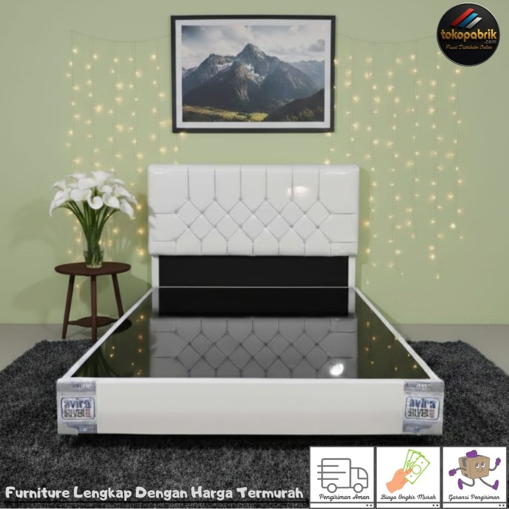 Divan Bandung Kasur Ukuran 160x200 Minimalis / Ranjang Dipan Kasur Minimalis Murah Bandung Subang Ci