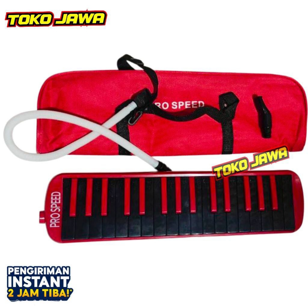 0Pianika Pro Speed  Bagus Murah Original Warna Merah Hitam