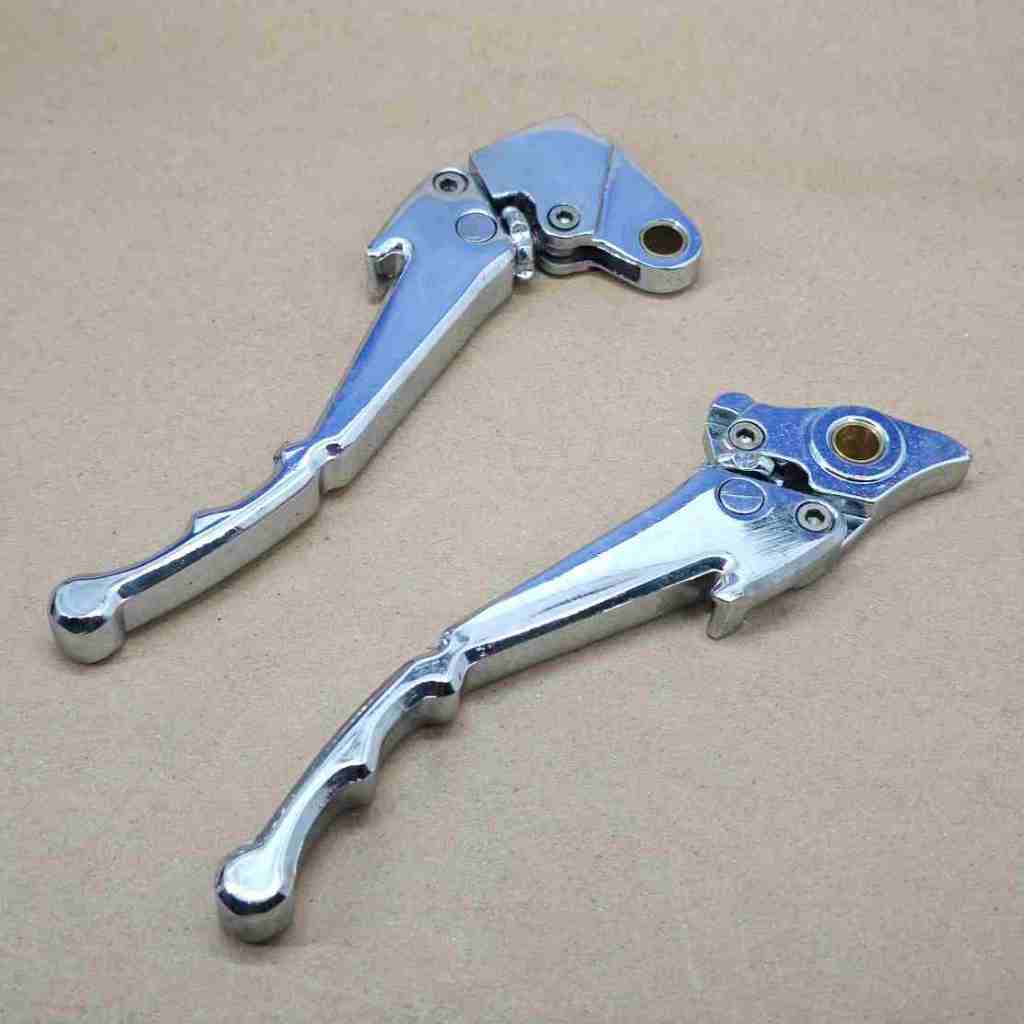 29N HANDEL VARIASI SET ASG RH LH JUPITER MX kiri kanan rem kopling tebal berat chroom handle hendel 