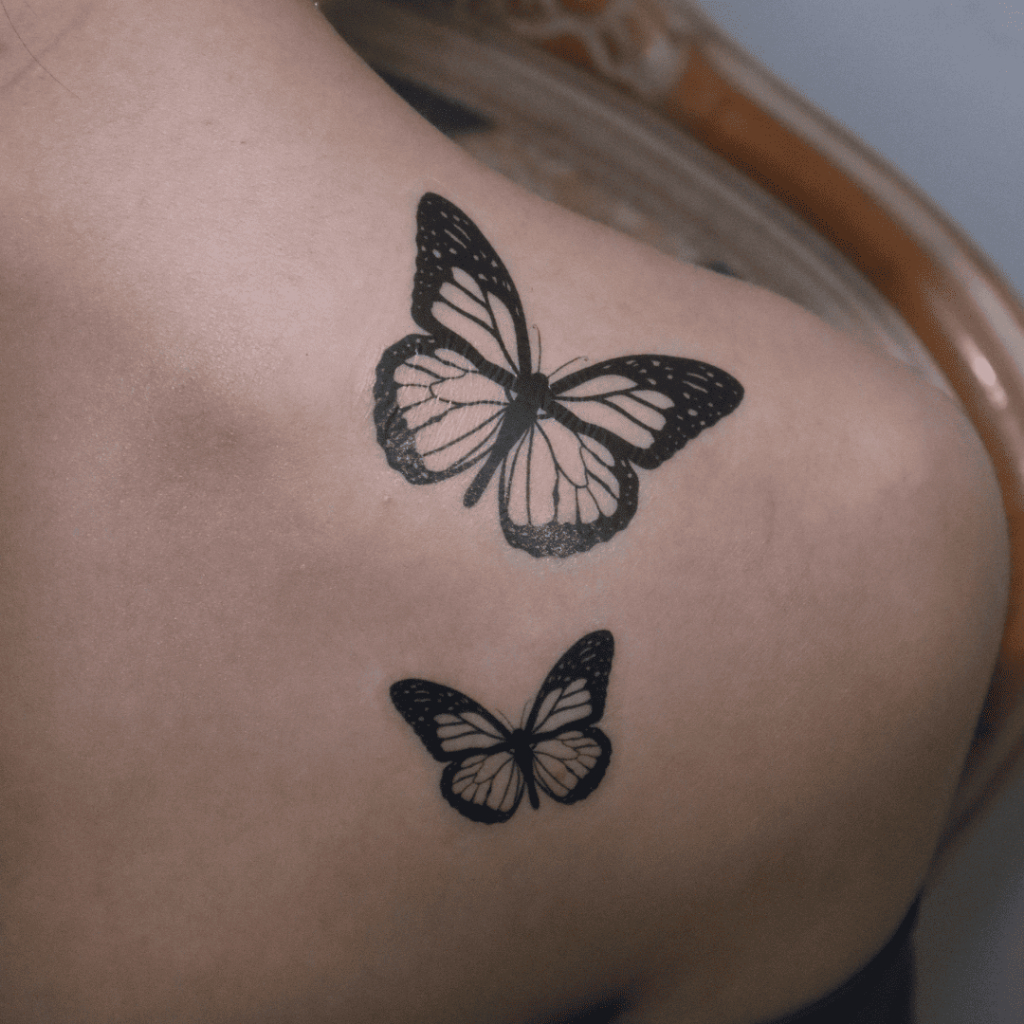 [PRODUK LOKAL] TATO TEMPORER B&W BUTTERFLY | TATO TEMPORER MINI B&W BUTTERFLY | TATO TEMPORER KUPU-K