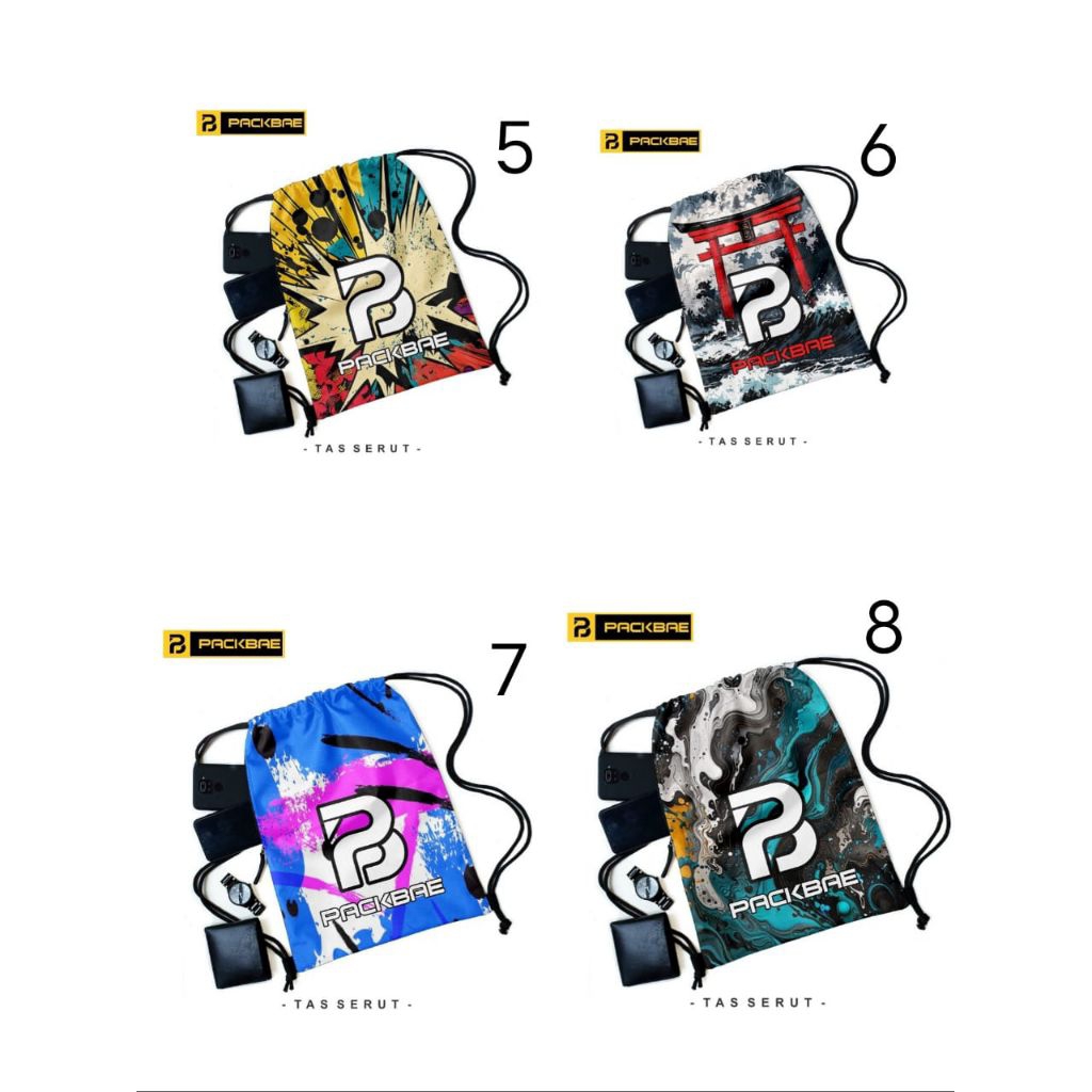 tas serut Gymsack waterproof anti air termurah