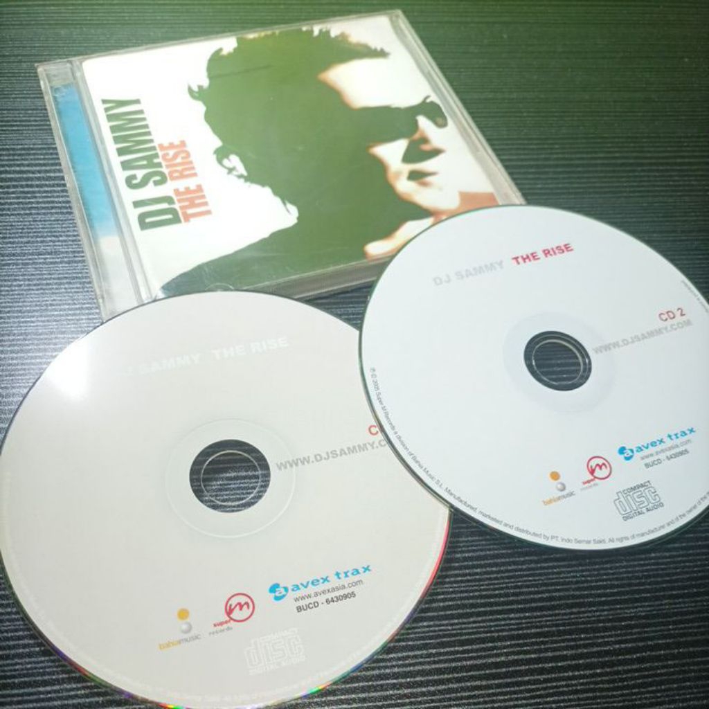 CD DJ SAMMY - THE RISE / INDONESIA RELEASES