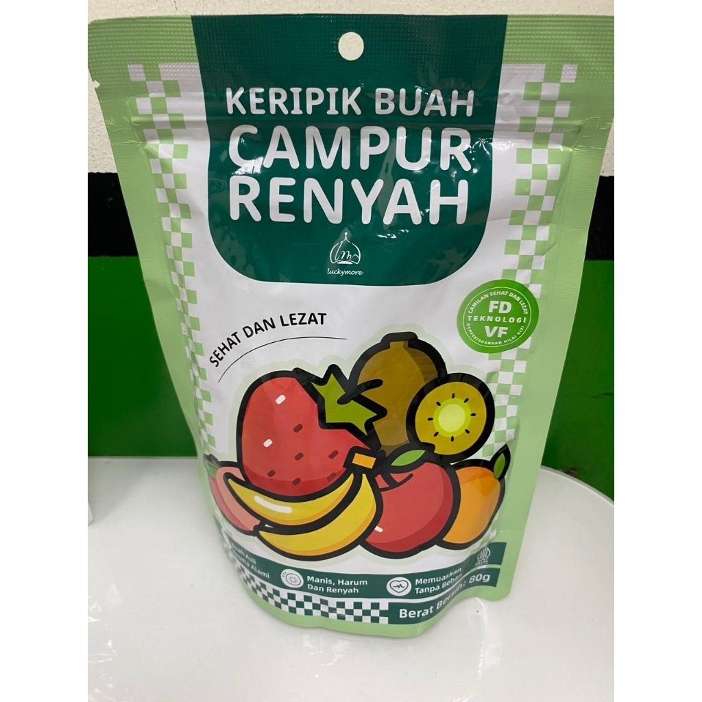 KERIPIK BUAH DAN SAYUR , KERIPIK BUAH CAMPUR RENYAH