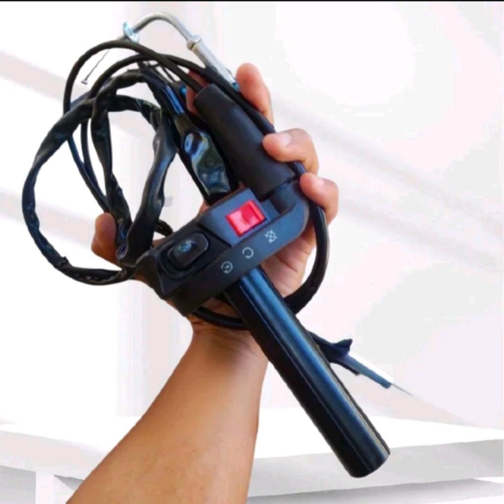 Gas Spontan F1ZR ksr kabel 2cabang pnp F1zr dengan warna hitam dan tombol warna merah