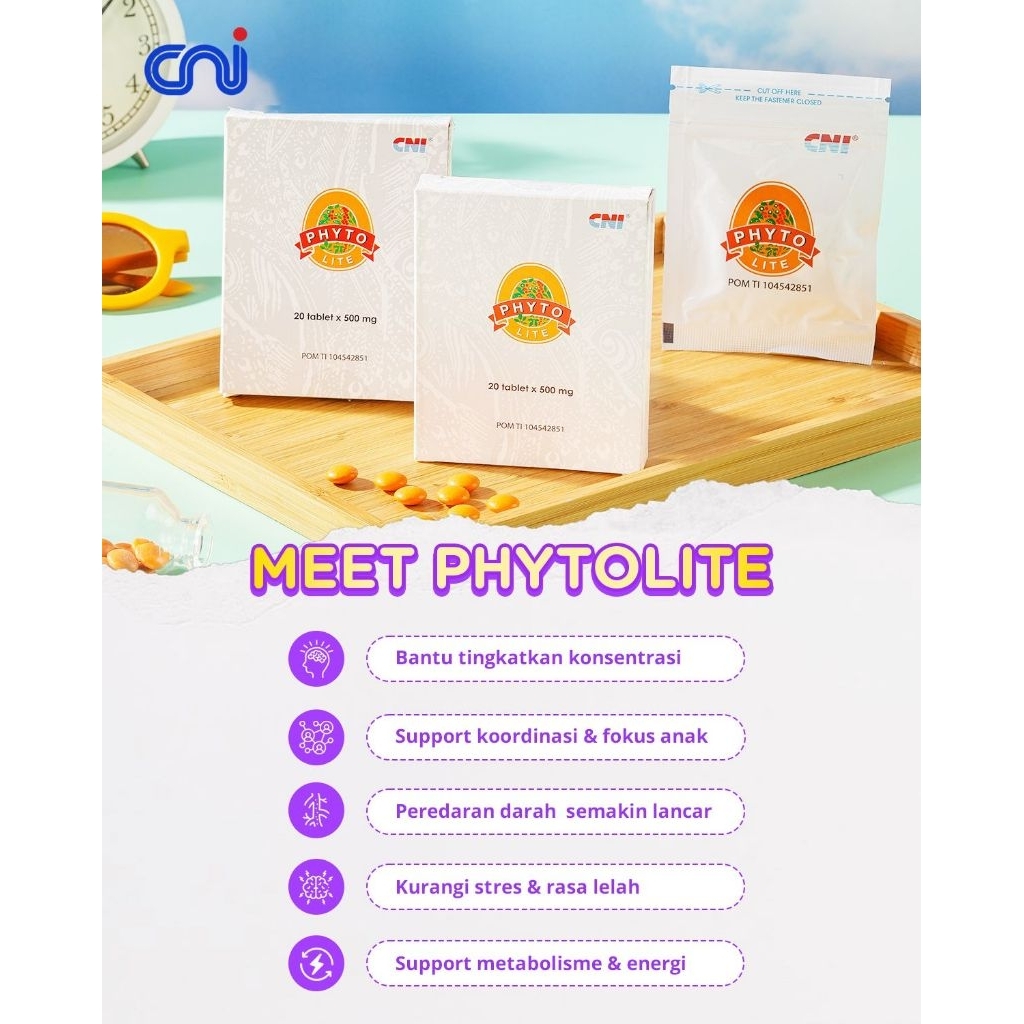 Phyto Lite 20 Tablet Vitamin Otak Untuk Anak Cerdas & Peninggi Badan #vitamin otak#herbal alami