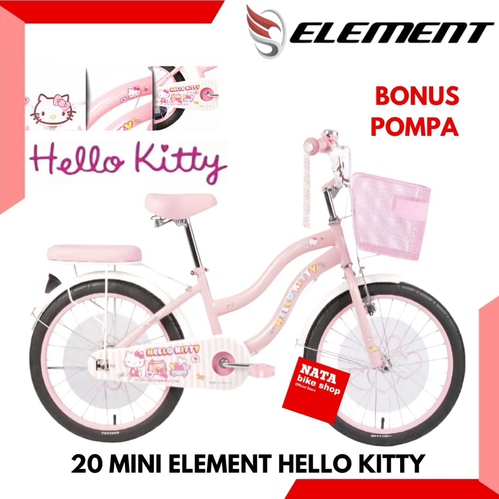 Sepeda Anak 20 Mini Element Hello Kitty Terbaru