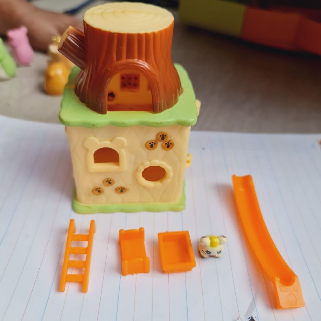 Diorama Polly Pocket Hamtaro Hamster