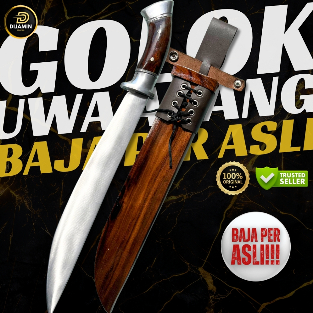GOLOK KEBUN Kebun UWA ADANG Bahan Baja Per ASLI