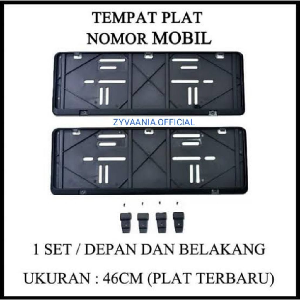 Tatakan Plat Nomor Mobil | Dudukan Plat Nomor Mobil