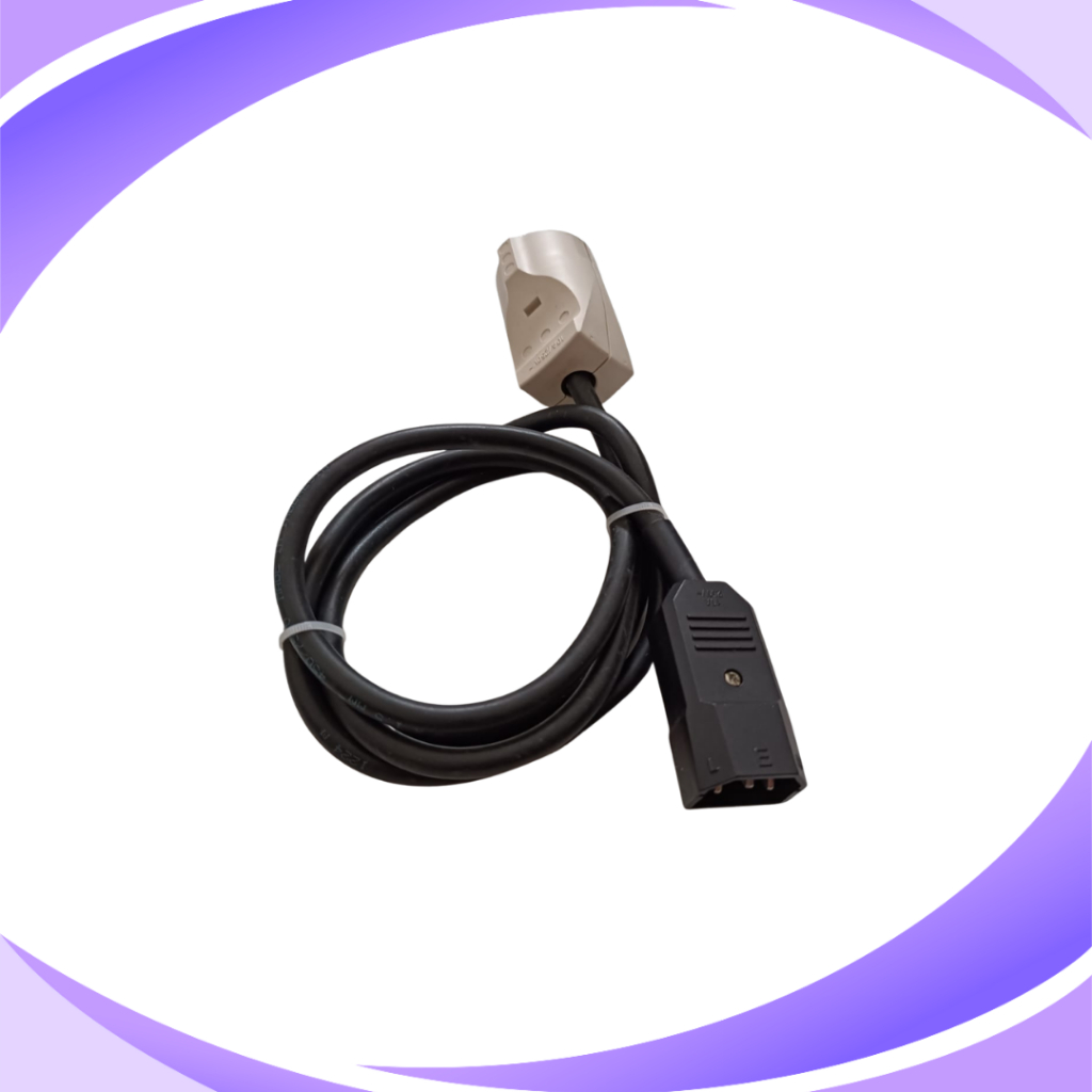 kabel fitting lampu dengan colokan listrik (kabel fitting steker)
