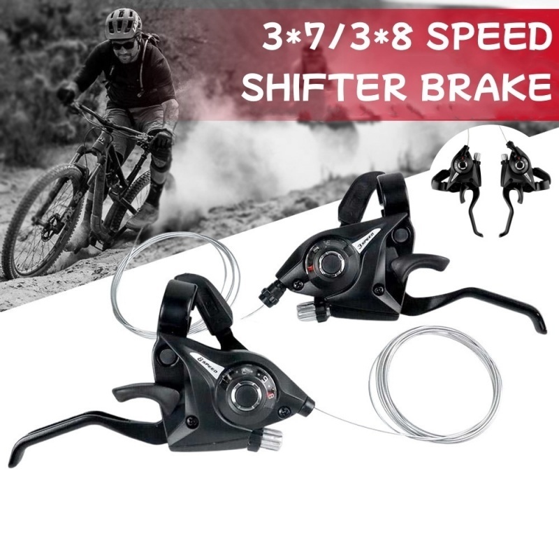 Shifter Brake Set Sepeda Shimano 3 x 7/8 Speed ST-EF51 Operan Gigi Sepeda Lipat MTB DLL