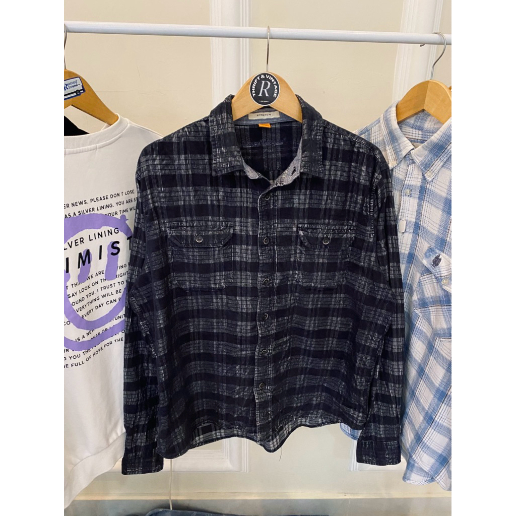 Flannel vintage stretch
