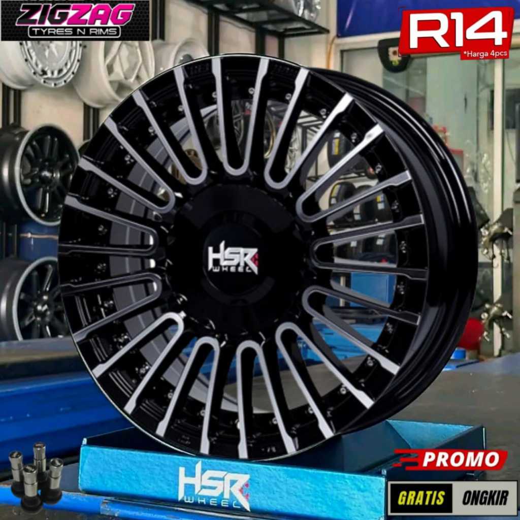 Velg Mobil Ring 14 HSR Untuk Datsun Picanto Mirage Pelek HSR AMARASI