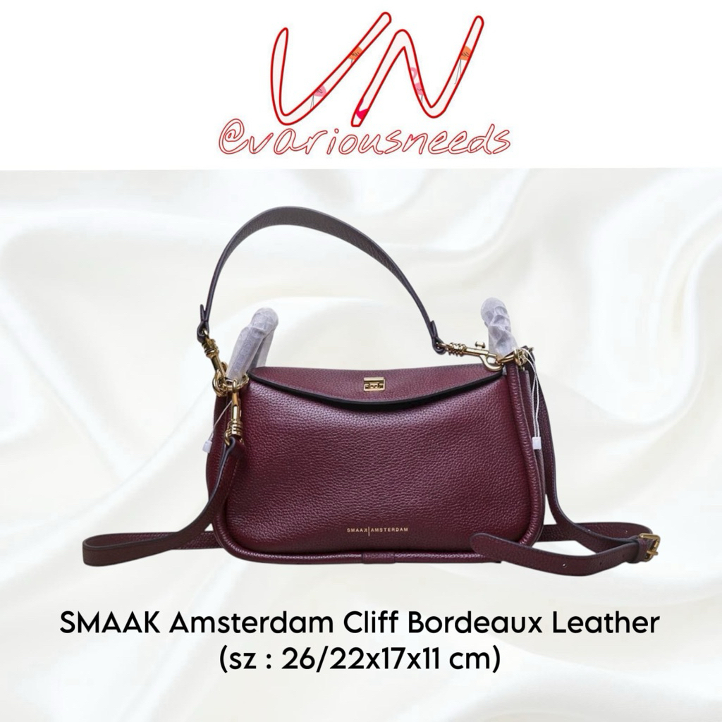 SMAAK Amsterdam Cliff Leather Bag Authentic / Original
