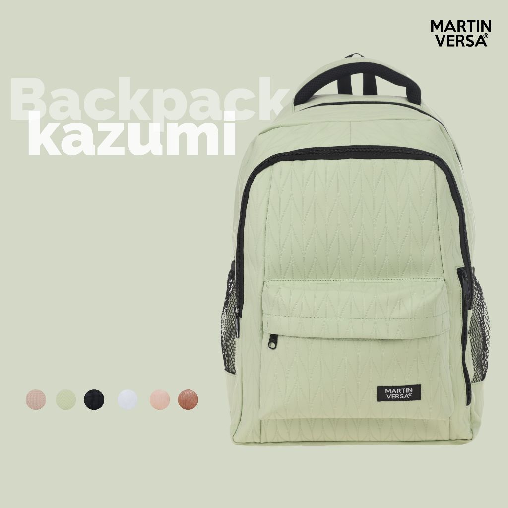 Martin versa Kazumi Tas Ransel Laptop Pria Wanita Backpack Sekolah