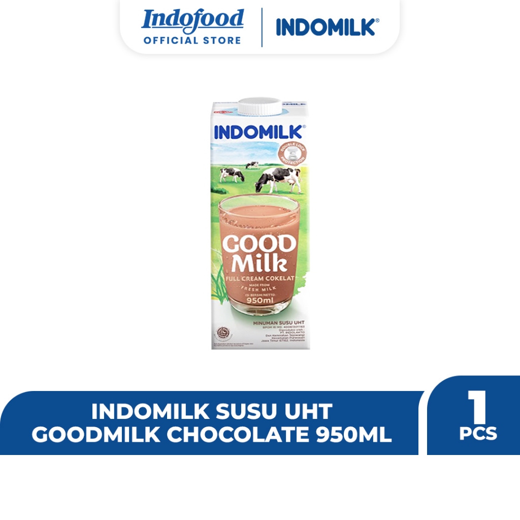 Susu UHT Indomilk GoodMilk 950mL Chocolate