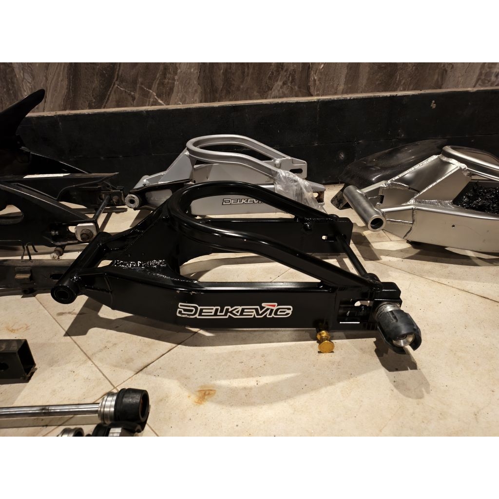 arm delkevic tapak lebar muat velg 6in ban 200 mentok set as roda tan topi arm pnp ninja 250fi old z