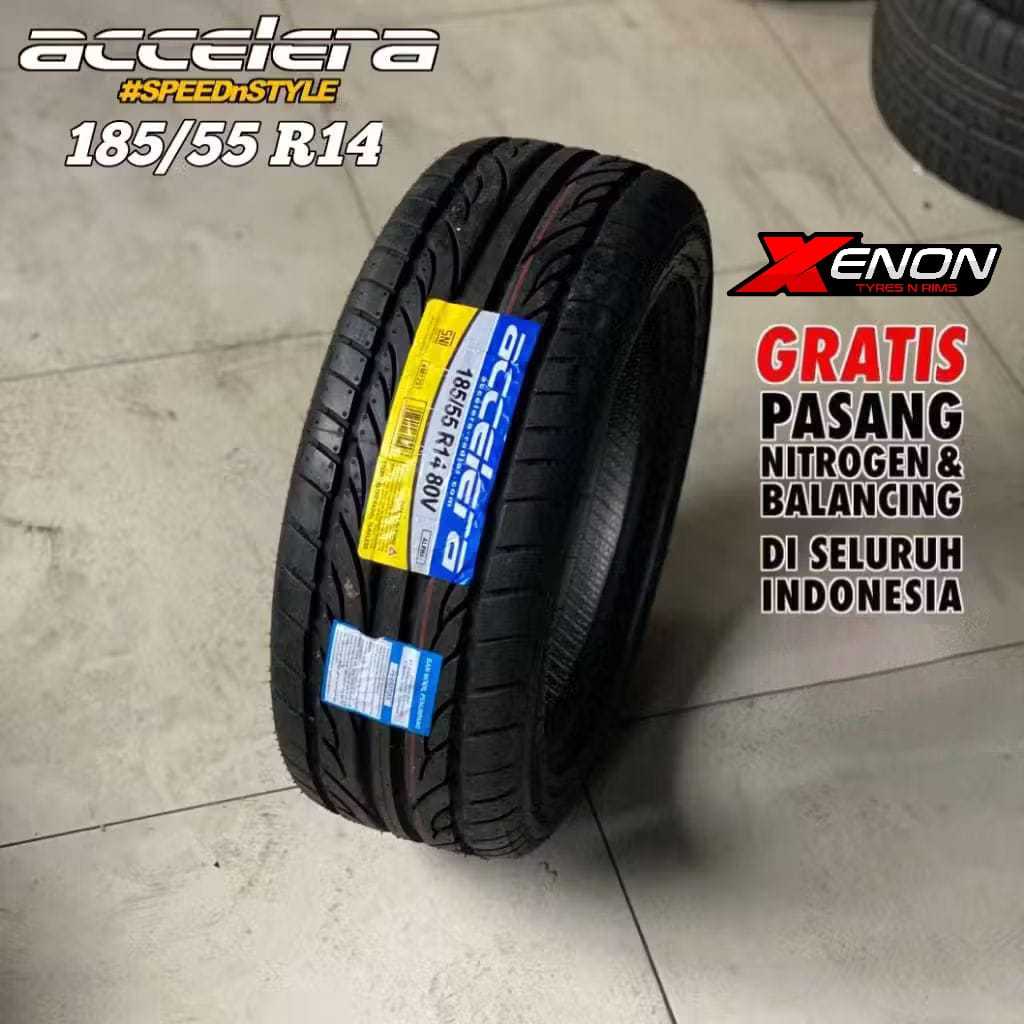 Ban Mobil Ring 14 ACCELERA ALPHA 185 55 R14 || Ban tubles 185/55 R14
