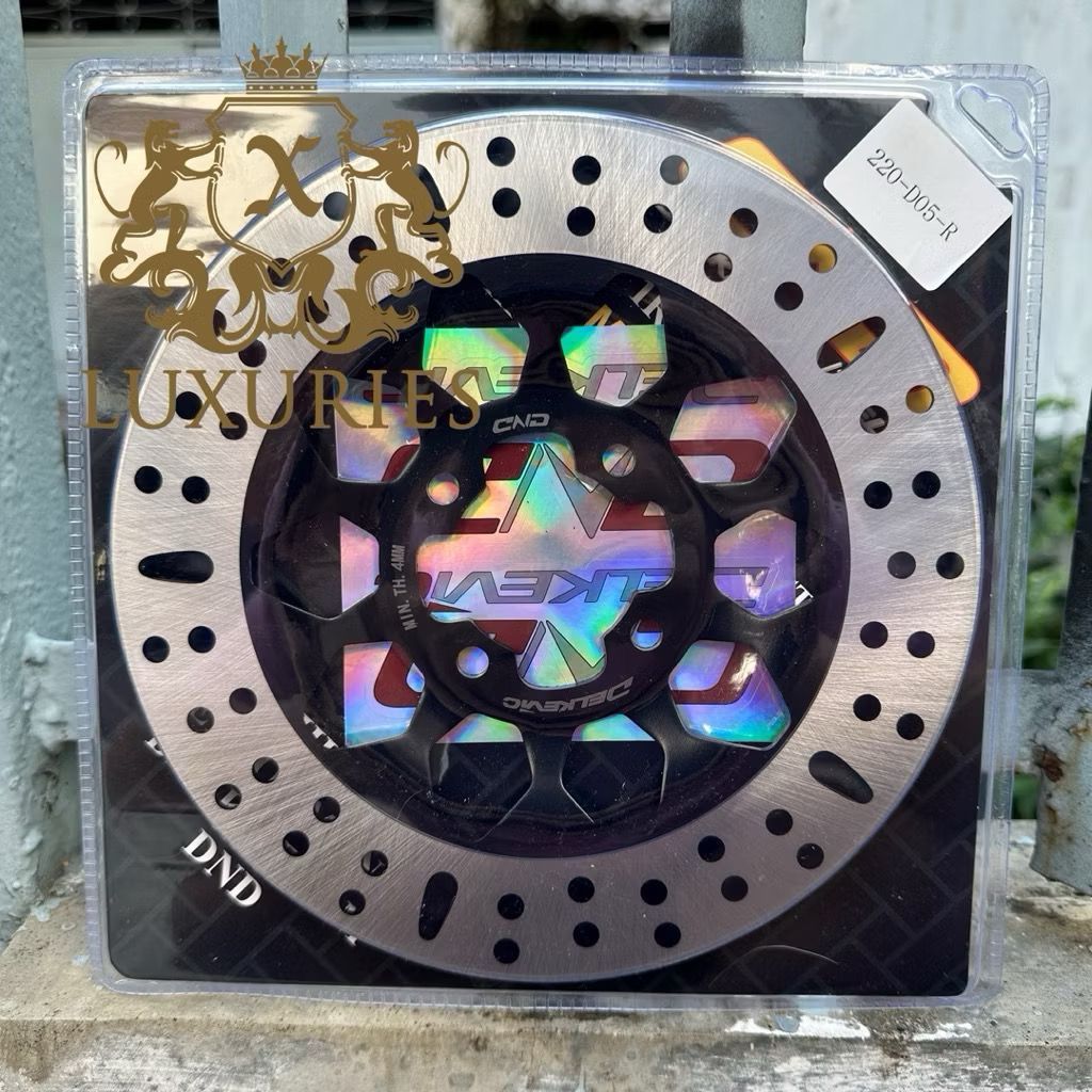 PIRINGAN CAKRAM BELAKANG REAR DELKEVIC SATRIA 2 TAK GSX SATRIA FU 190 MM 220MM