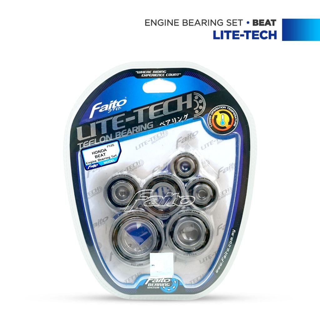 FAITO BEARING MESIN LITE TECH SET BEAT
