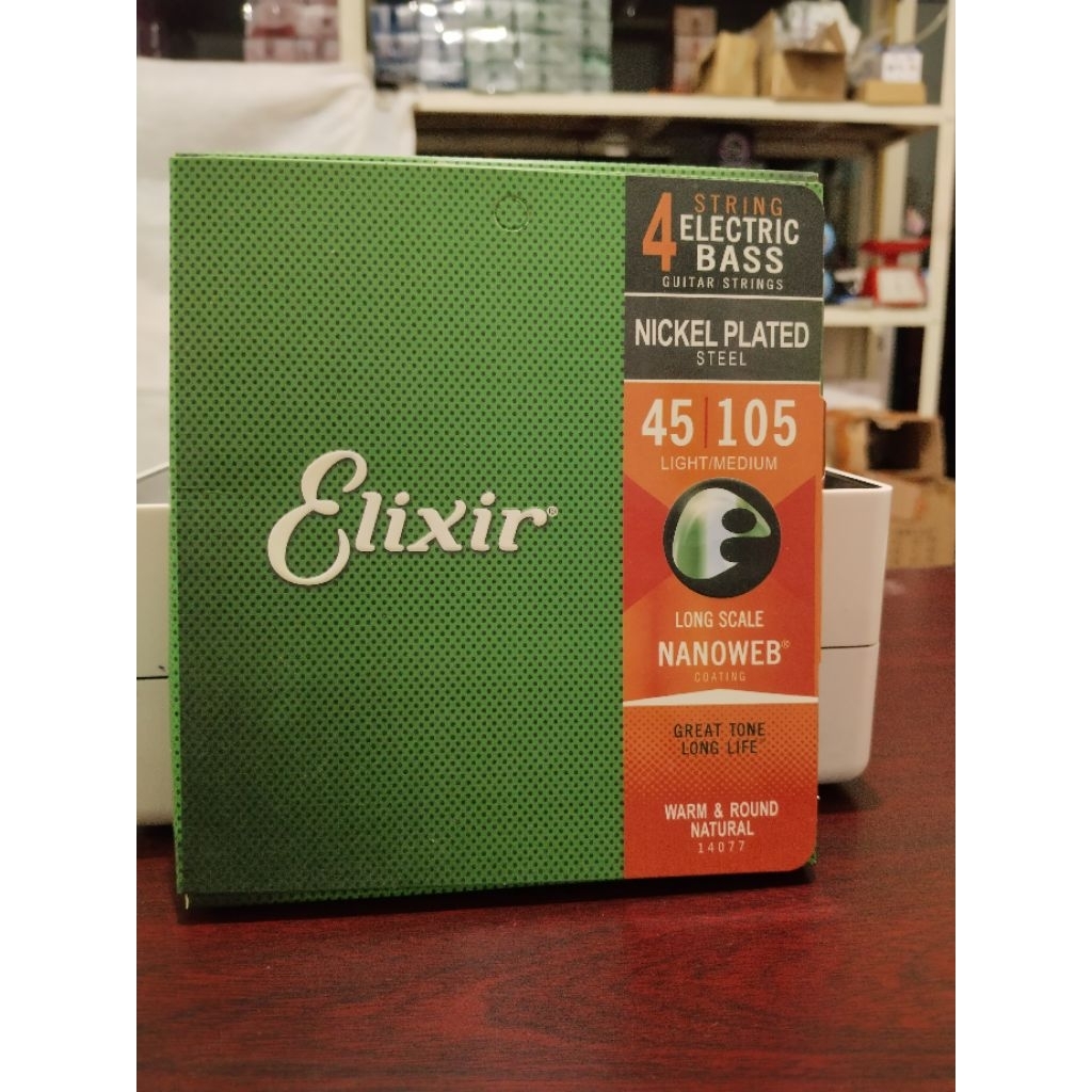 Senar Gitar Bass 4 Elixir