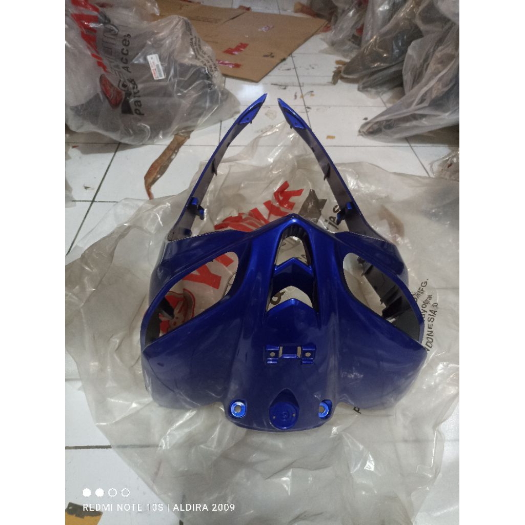 Tameng depan sayap depan Jupiter Z1 1DY Biru original Yamaha