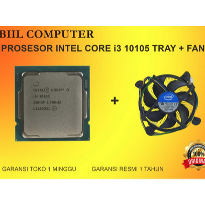INTEL CORe I3-10105 TRAY + Fan