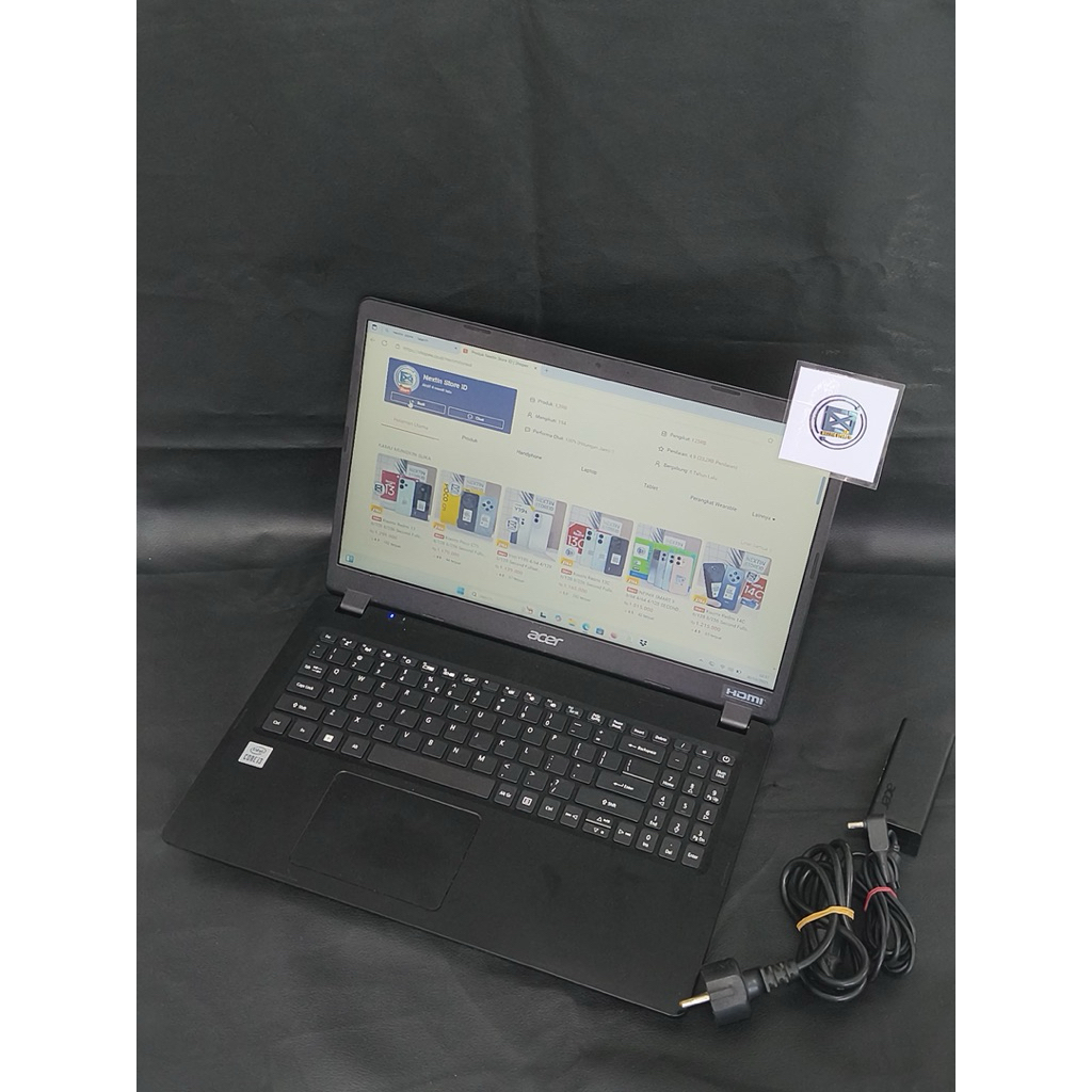 LAPTOP ACER EXTENSA 215-52 CORE i3 1005G1 4GB SSD 256GB 14 INCH SECOND BERGARANSI