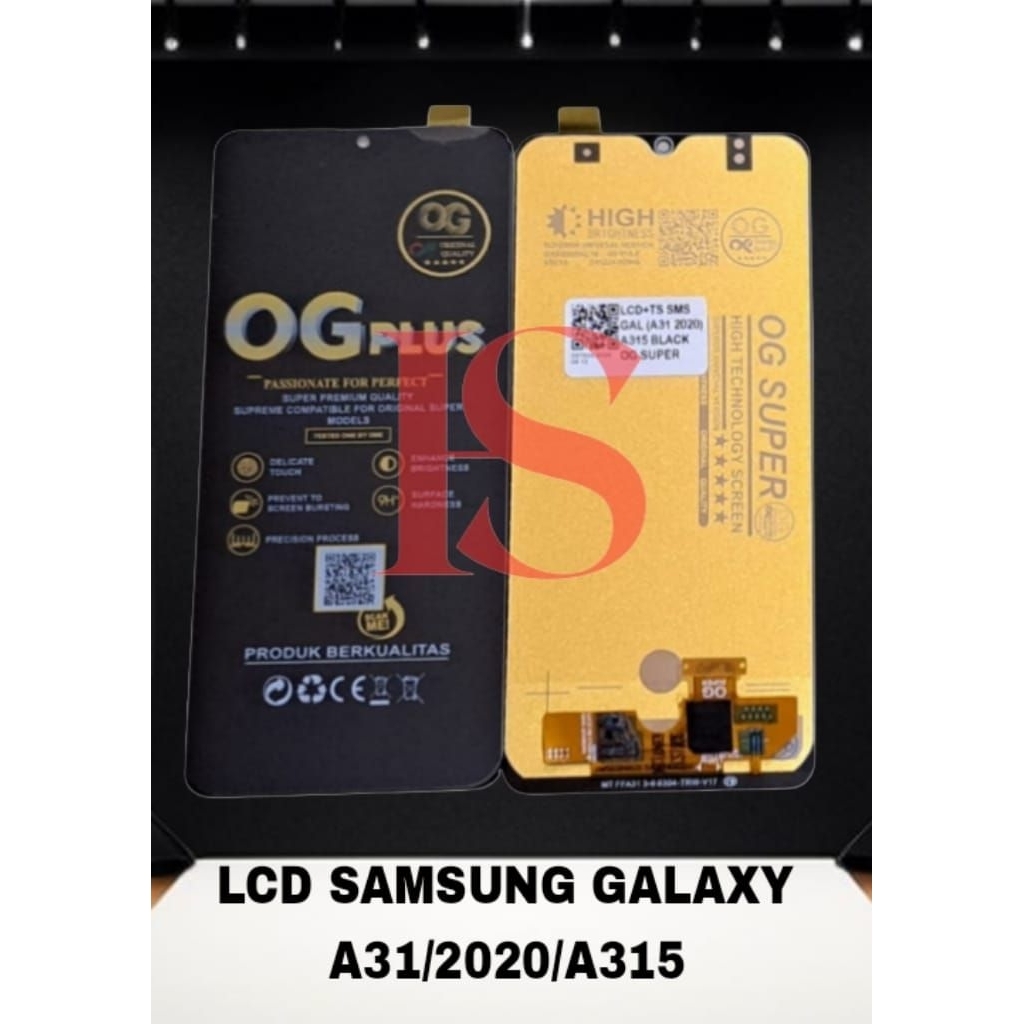 LCD SAMSUNG A31 FULLSET TOUCH SCREEN LCD SAMSUNG GALAXY A31/2020/A315 LCD ORIGINAL