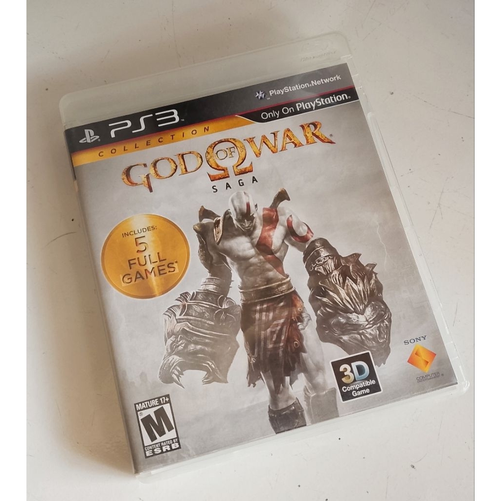BD Kaset Game PS3 God Of War Saga Collection