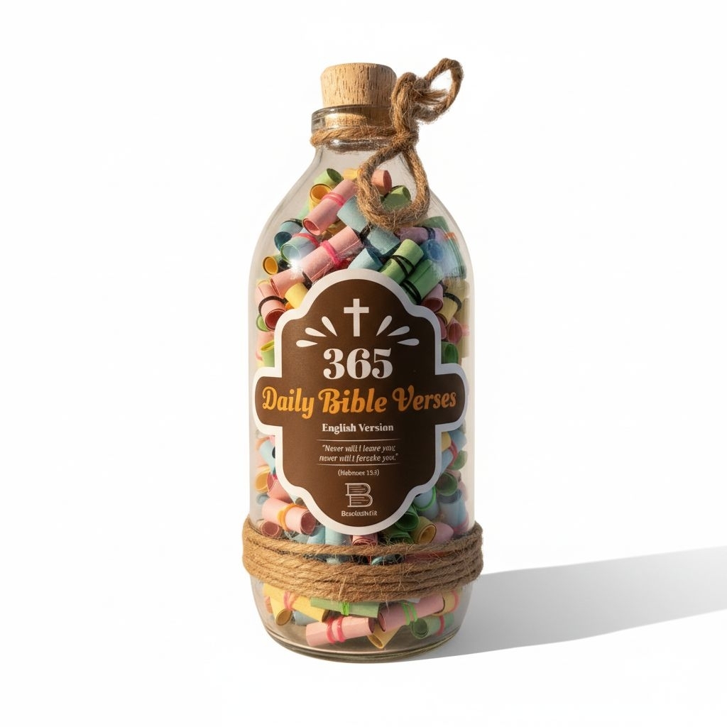 Grateful Jar 365 Days (Ayat Alkitab Harian) Free Kartu Ucapan Free Bubble Wrap dan Box-Souvenir Unik