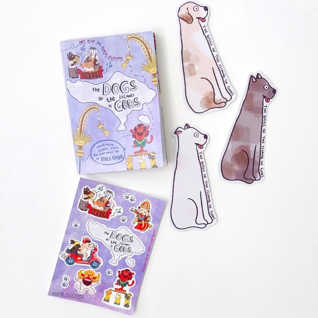 Bali Dogs Zine Pack Art Zine Anjing Bali