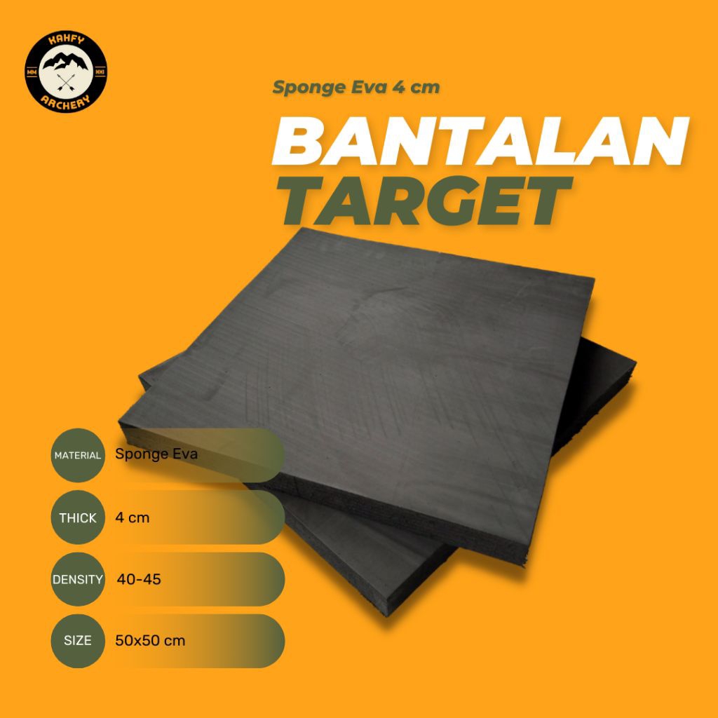 Bantalan Target Spons Eva 4 cm/Spons Target Panahan
