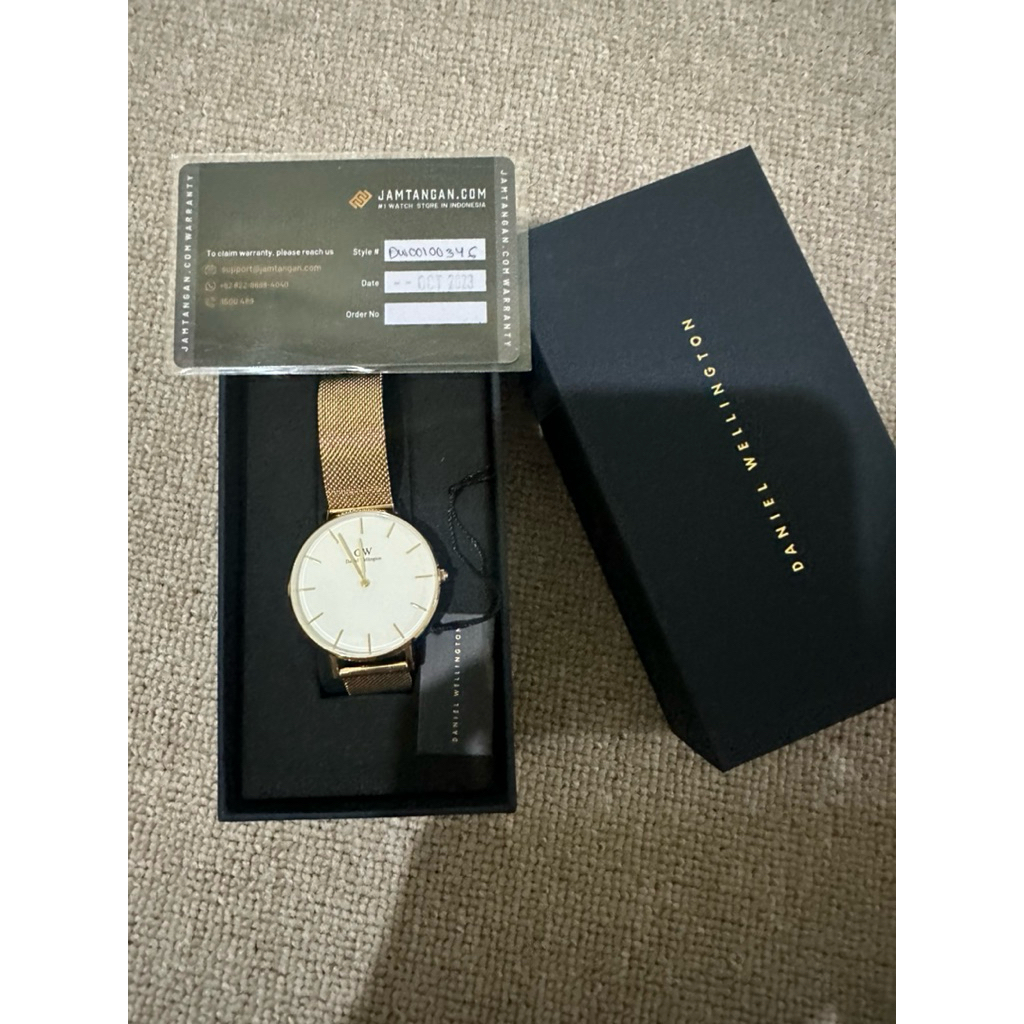 PRELOVED Daniel Wellington Petite Evergold DW00100346