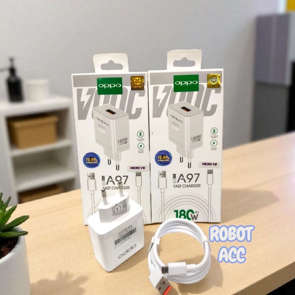 Charger Oppo Micro A97 1usb Casan Oppo Micro A97 Fast Charging 1usb 80W