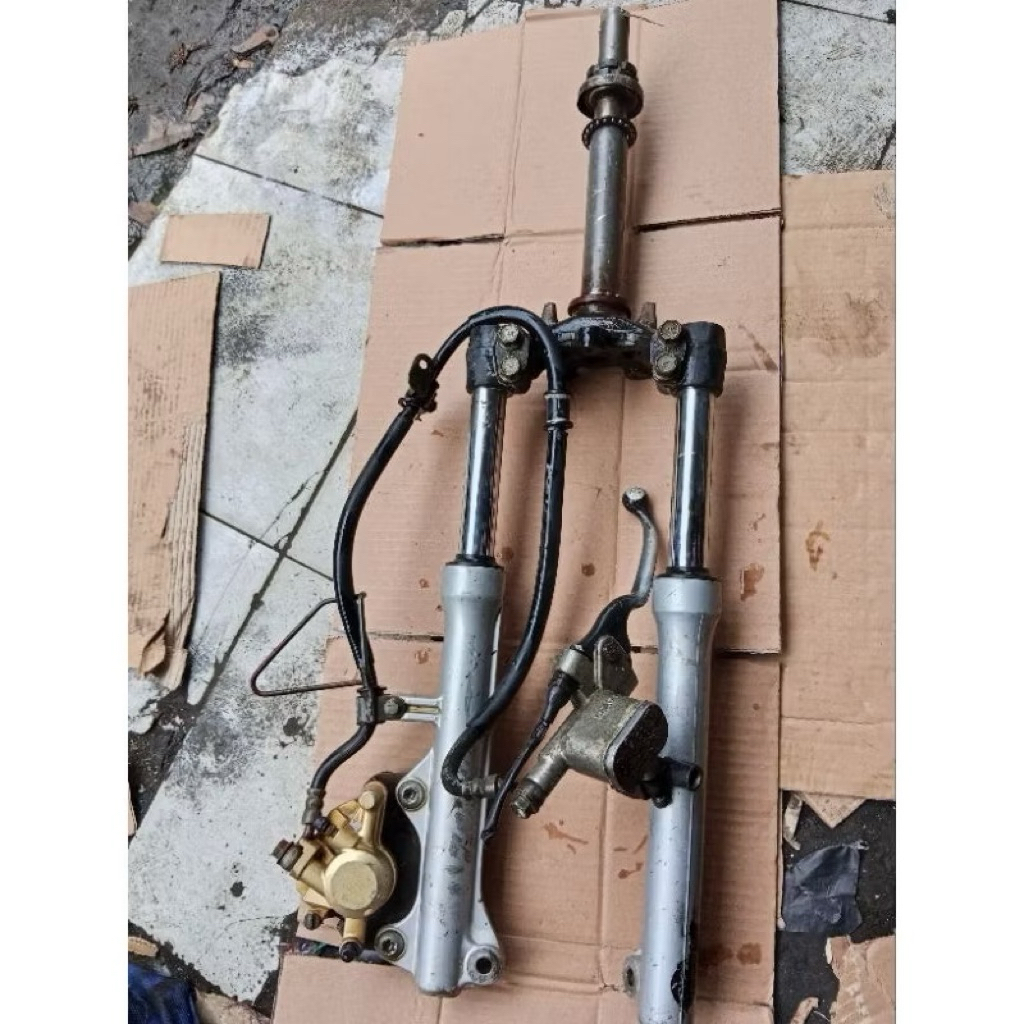 Shockbreaker sokbreker+segitiga+kaliper depan, Jupiter Z1, Jupiter z Robot, second copotan