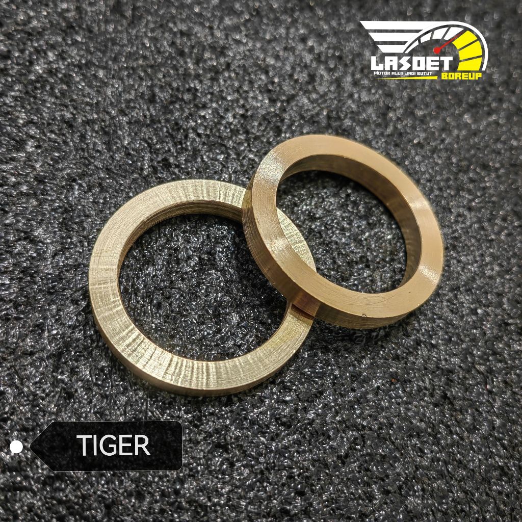 PAKING GASKET ASBES KNALPOT KUNINGAN PADAT TIGER MEGAPRO GL PRO CRF CBR CB150R VERZA SUPRA GTR SONIC